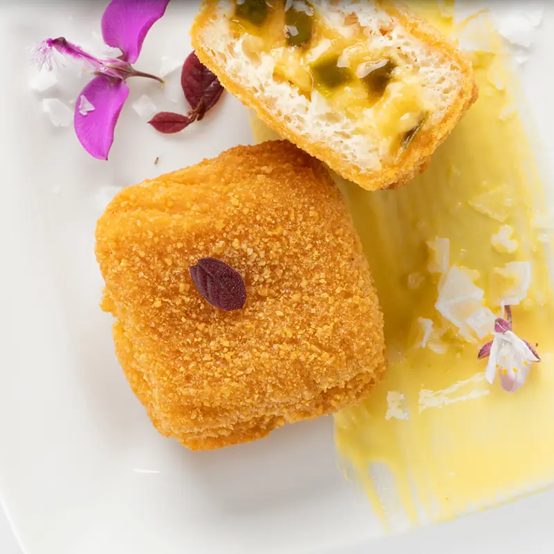 Composizione piatto jalapeño e cheddar in carozza
